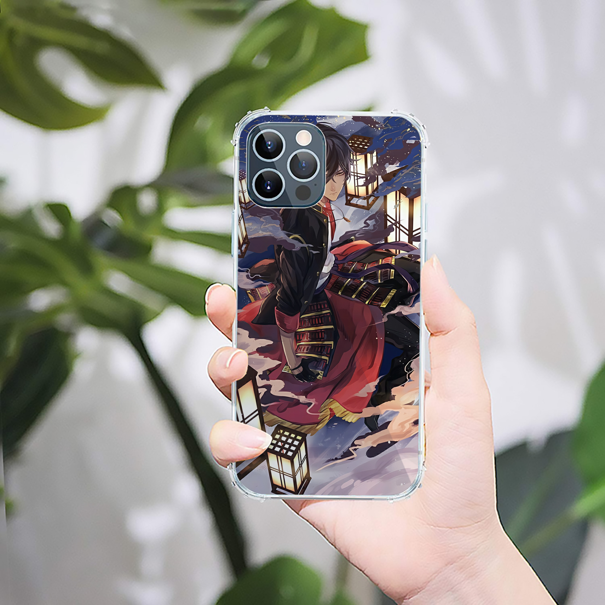 （画像用） 刀剣乱舞 Touken Ranbu 【iPhone 12シリーズ対応】透明スマホケース（クリアソフトケース）